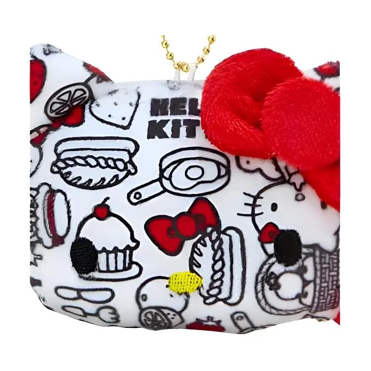 Sanrio Hello Kitty Fabric Coin Purse Unisex Red 4