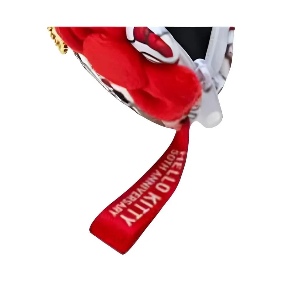 Sanrio Hello Kitty Fabric Coin Purse Unisex Red 5