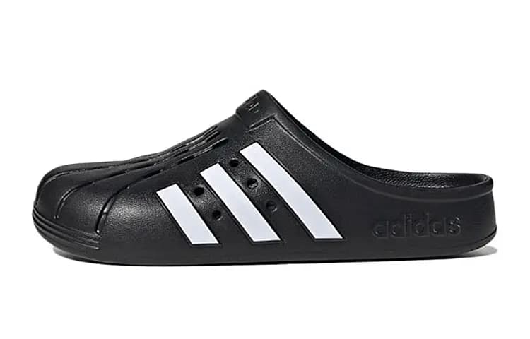 Adidas Adilette Series Unisex Sürüşməyən İdman Terliyi Ağ/Qara 7