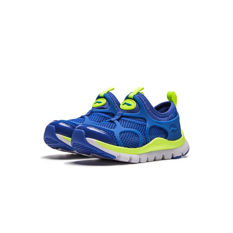 LINING YOUNG Sports Life Collection Cushioning Rebound Low-Top Kids Lifestyle Shoes Sea Sapphire Blue Kids' 4