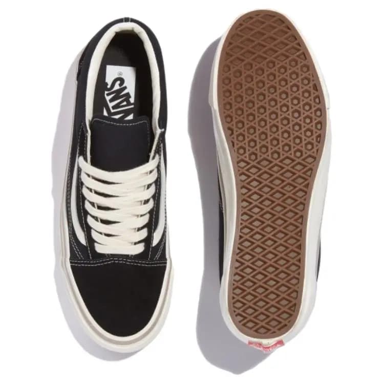 Vans Old Skool Kətan Ayaqqabı Unisex Qara 5