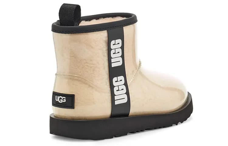 UGG Classic Clear Mini II Boot Natural Black Kids 4