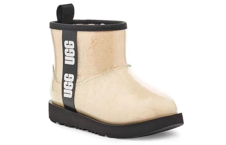 UGG Classic Clear Mini II Boot Natural Black Kids 3