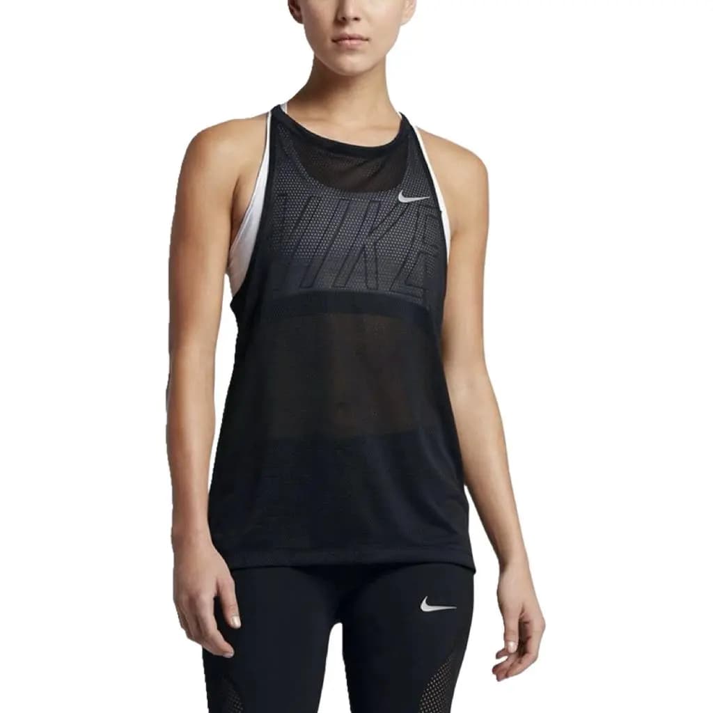 Nike Crew Neck İdman Maykası Qadın Qara