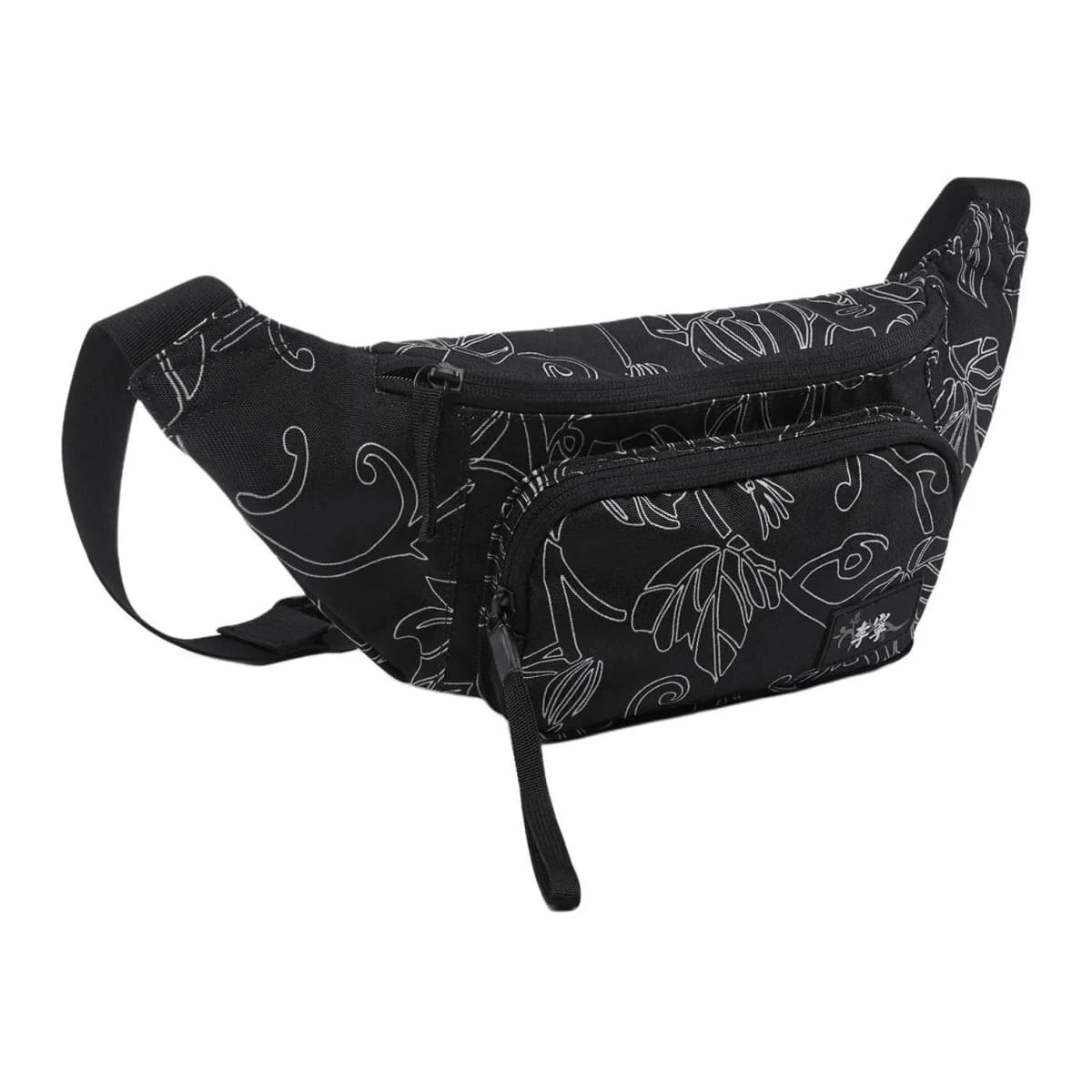LiNing Çin Mədəniyyəti Seriyası Sinə Çantası Unisex Qara 3