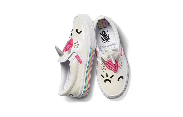 Vans Classic Slip-On Flour Shop Unicorn GS 3
