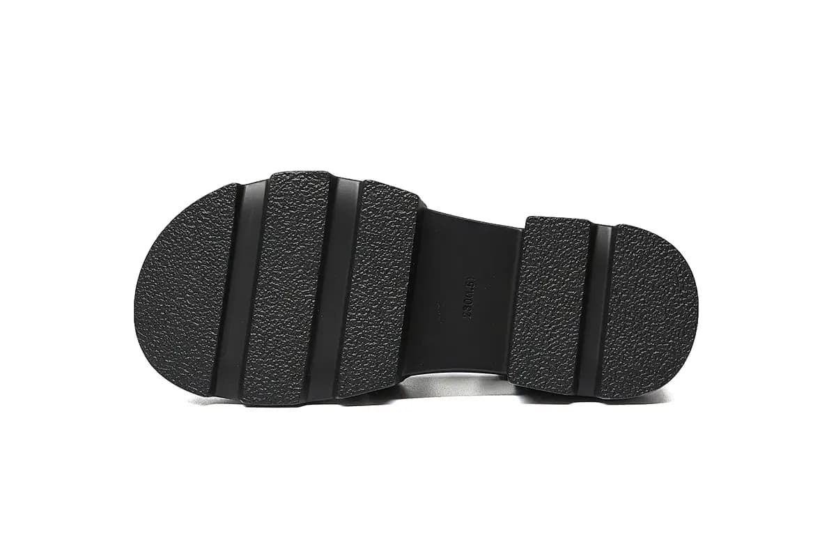 HLA Roman Sandals Women's 2024 New Arrival Closed Toe Cut-Out Woven Platform Height Increasing Piggy Shoe 5