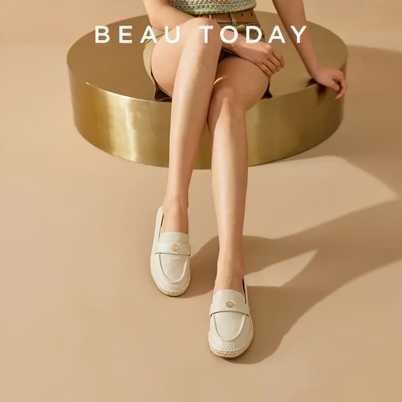Beau Today Espadrilles Women's Ecru 7