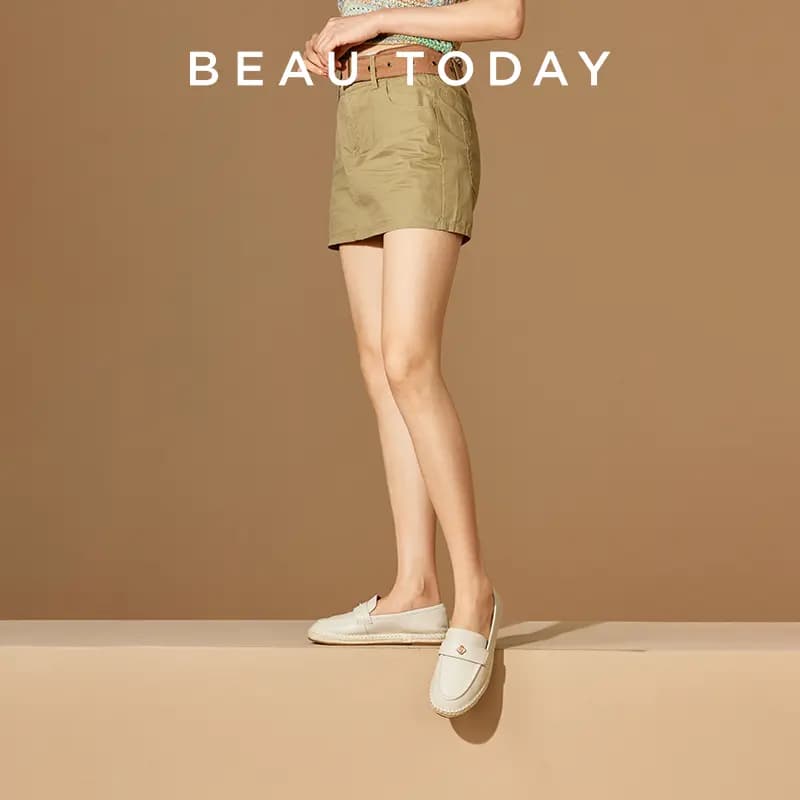 Beau Today Espadrilles Women's Ecru 8
