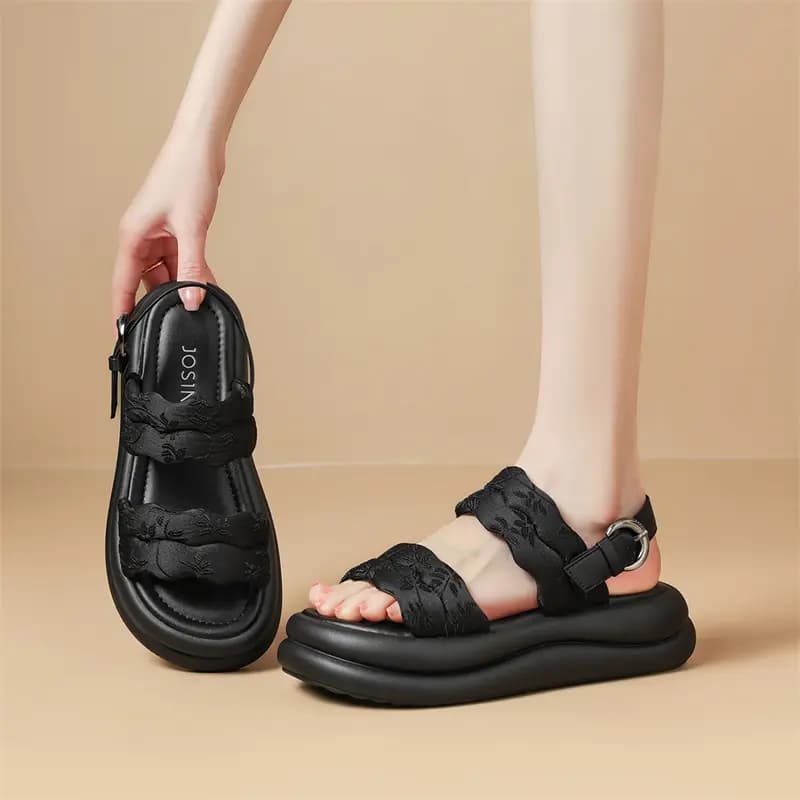 JOSINY Qadın Roman Səndəli 5sm 4