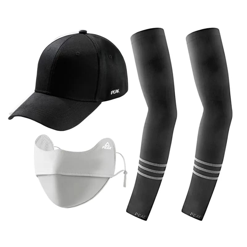Peak Glow-in-the-Dark Outdoor Cycling UV-Protective Nylon Sun Sleeves Unisex 6