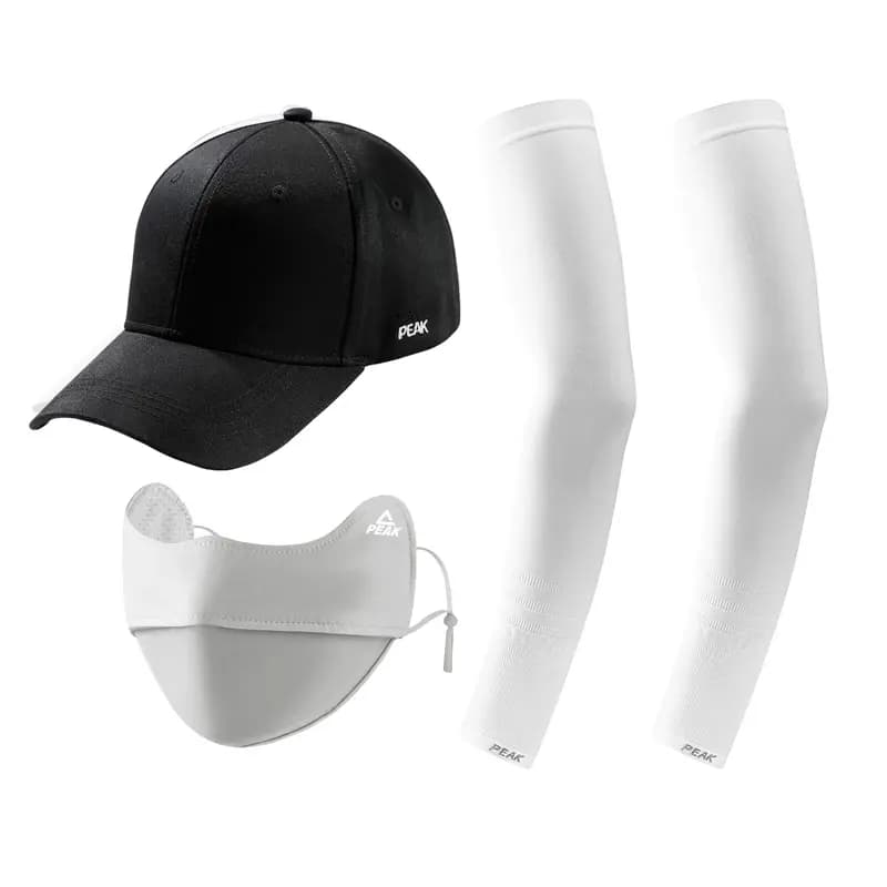 Peak Glow-in-the-Dark Outdoor Cycling UV-Protective Nylon Sun Sleeves Unisex 10
