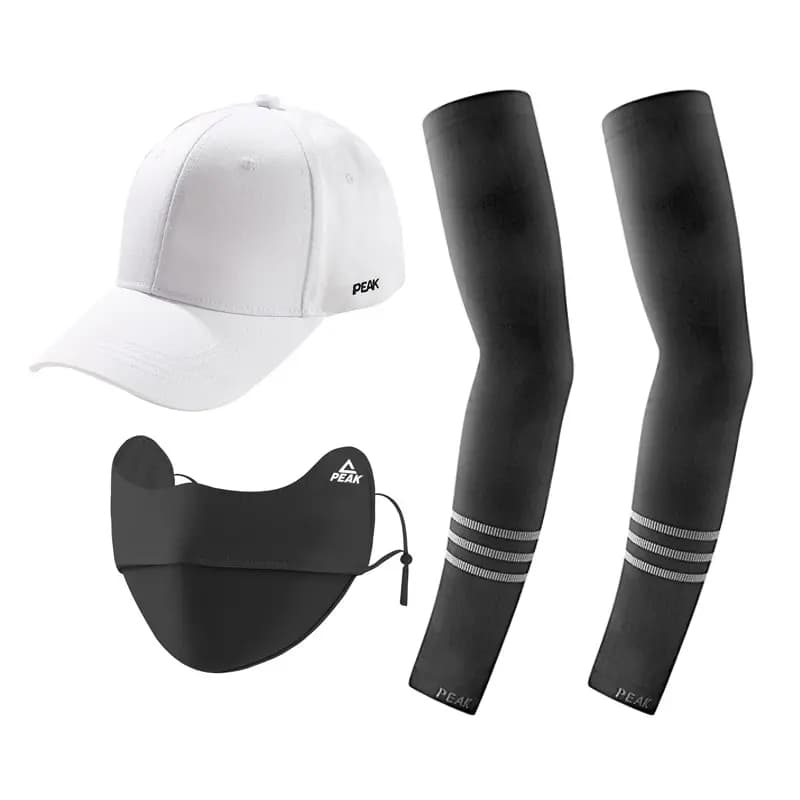 Peak Glow-in-the-Dark Outdoor Cycling UV-Protective Nylon Sun Sleeves Unisex 7