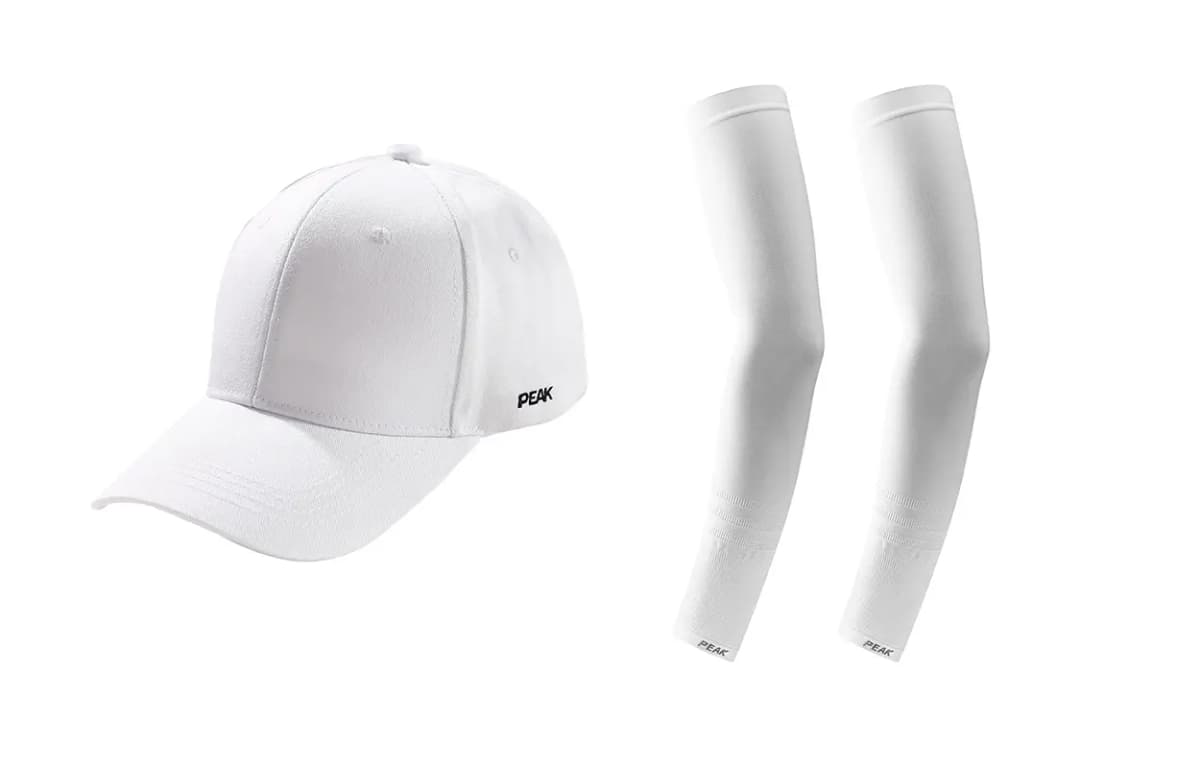 Peak Glow-in-the-Dark Outdoor Cycling UV-Protective Nylon Sun Sleeves Unisex 4