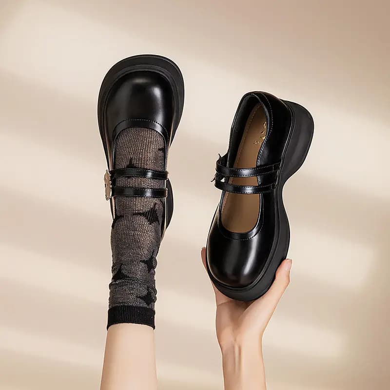 JOSINY Mary Jane Shoes 5cm Women's 4