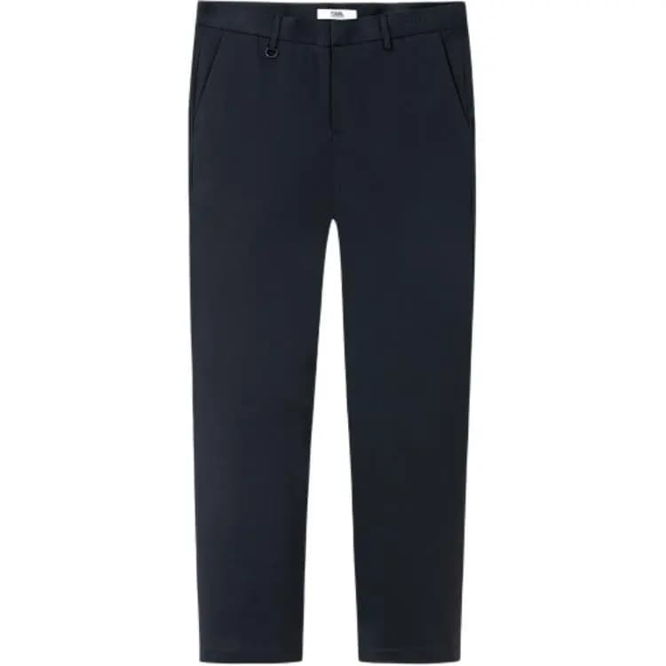 KARL LAGERFELD Slim-Fit Kişi Şalvarı Qara