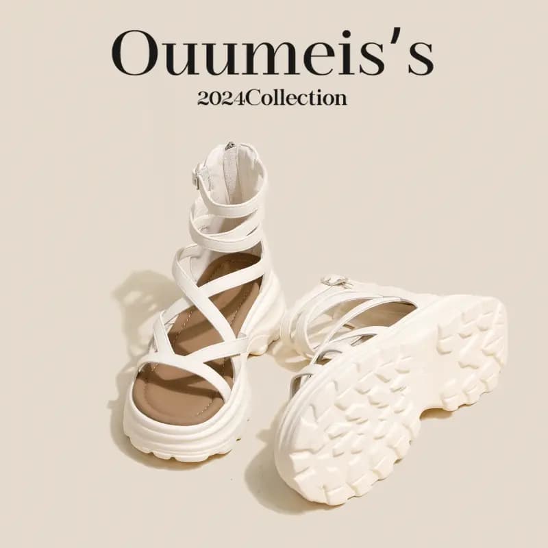 Ouumeis Roman Sandalı Qadın 7
