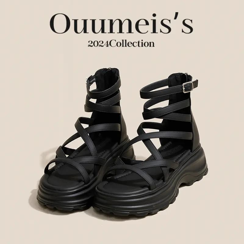 Ouumeis Roman Sandalı Qadın 2