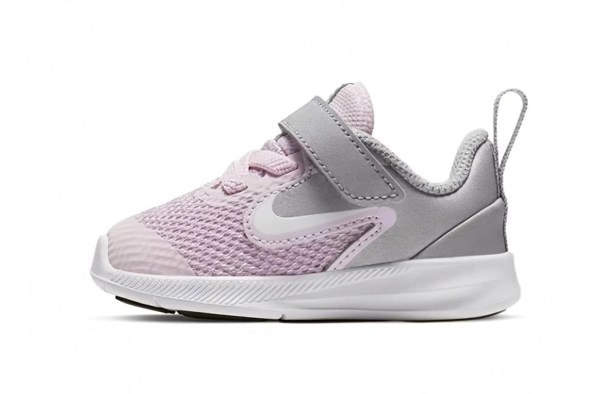 Nike Downshifter 9 Uşaq Qaçış Ayaqqabısı Çəhrayı/Boz
