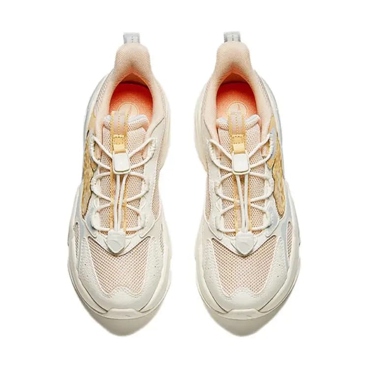Anta Kids Low-Top Uşaq Qaçış Ayaqqabısı Ağ/Qəhvəyi 4