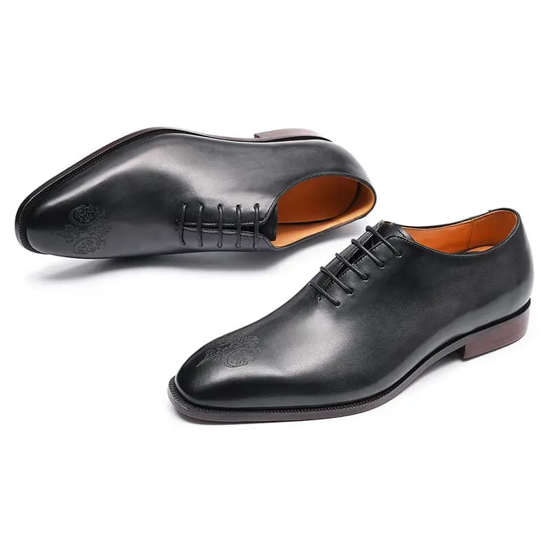 ASTON M.JAZZ Top Layer Leather British Carved Business Handmade Dress Shoes Men's 11
