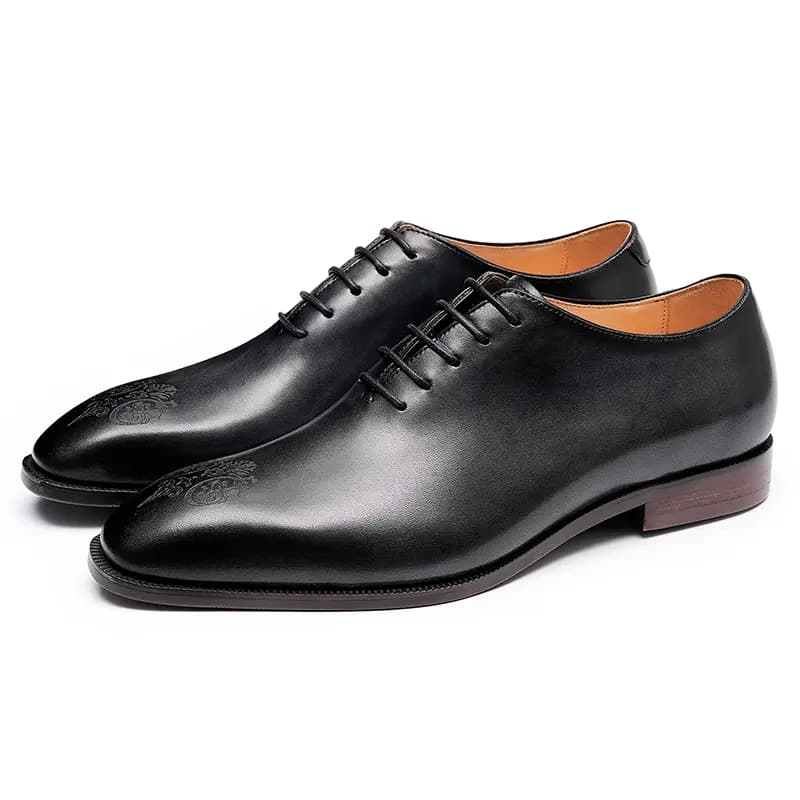 ASTON M.JAZZ Top Layer Leather British Carved Business Handmade Dress Shoes Men's 10