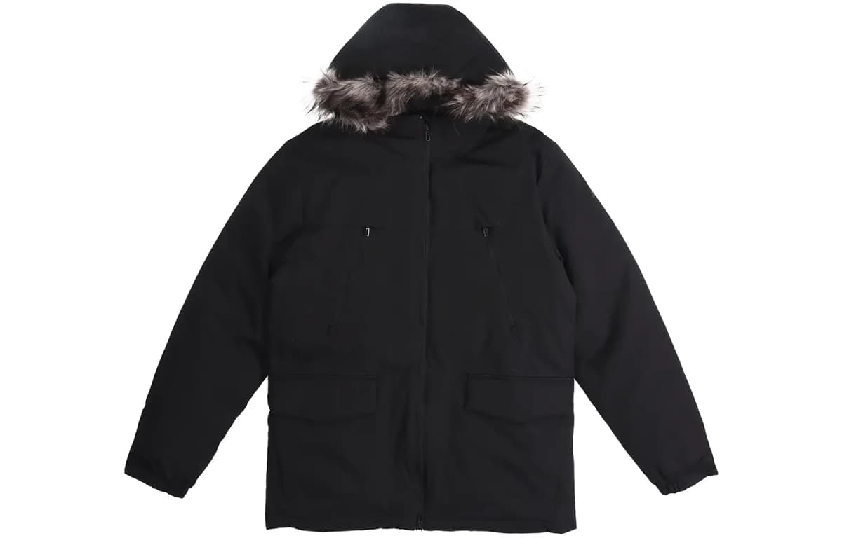 adidas Kapüşonlu Puffer Pencək Kişi Qara