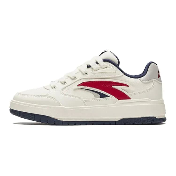 Anta Kids Low-Top Uşaq Skeyt Ayaqqabısı Ağ/Qırmızı