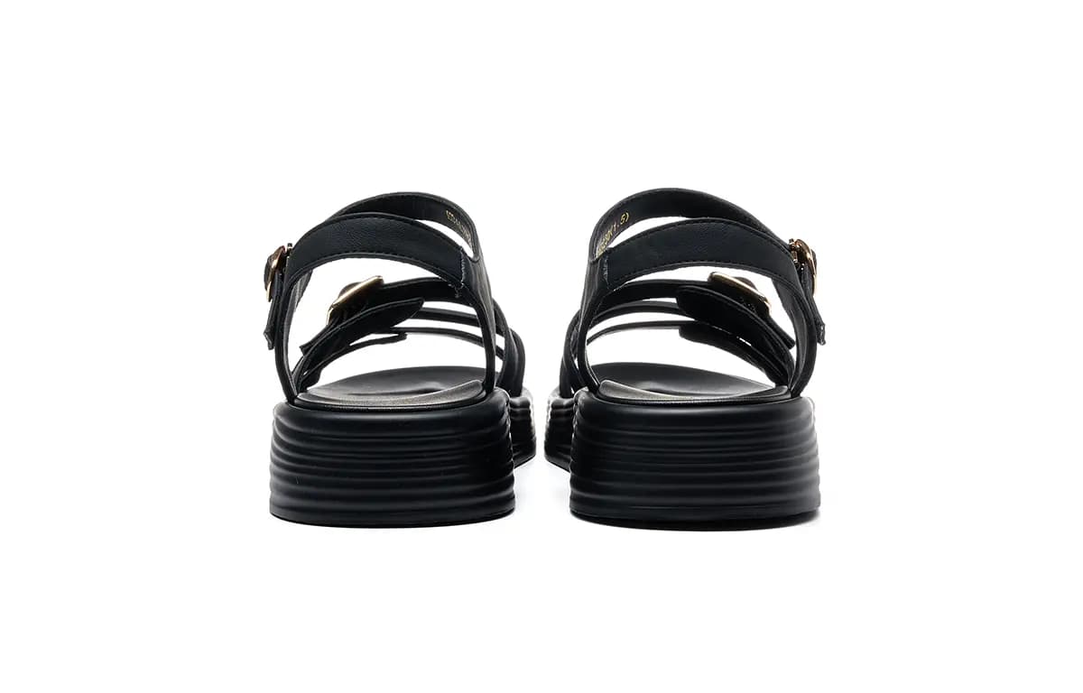 HLA Platform Roman Sandals For Women's-French One-Strap Commute Soft Sole Slippers 4