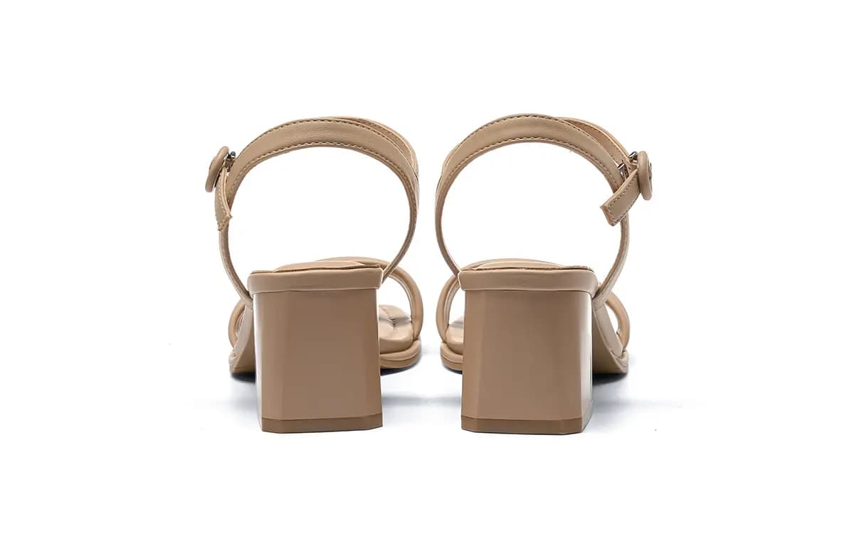 HLA PU Simple Fashion Versatile Commuter One-Strap Sandals Women's 12
