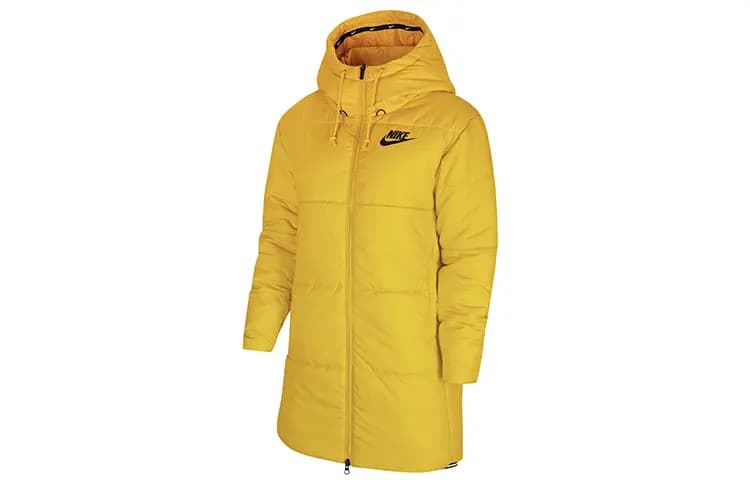 Nike Puffer Jackets Women's Dark Sulfur Yellow