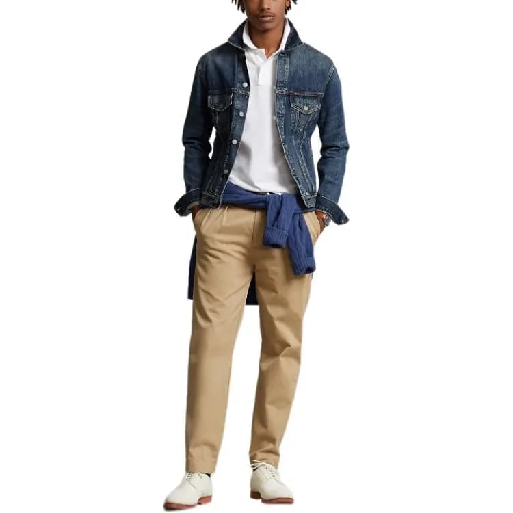 Polo Ralph Lauren Custom Slim Fit Kişi Polo Köynəyi Ağ 2