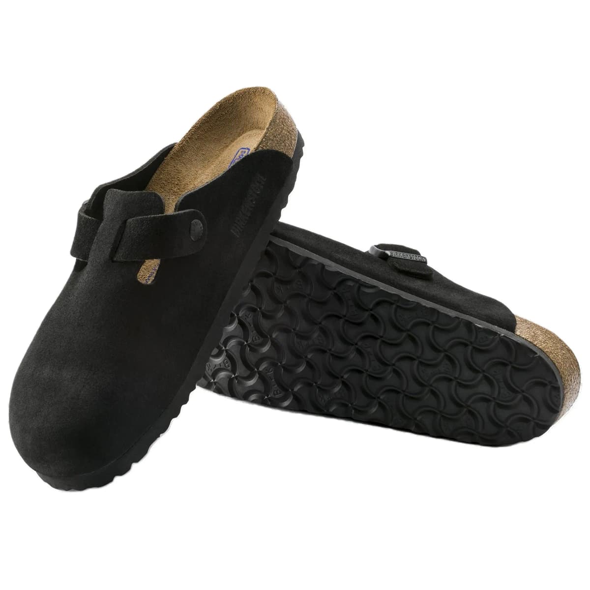 Birkenstock Boston Suede Qara 6