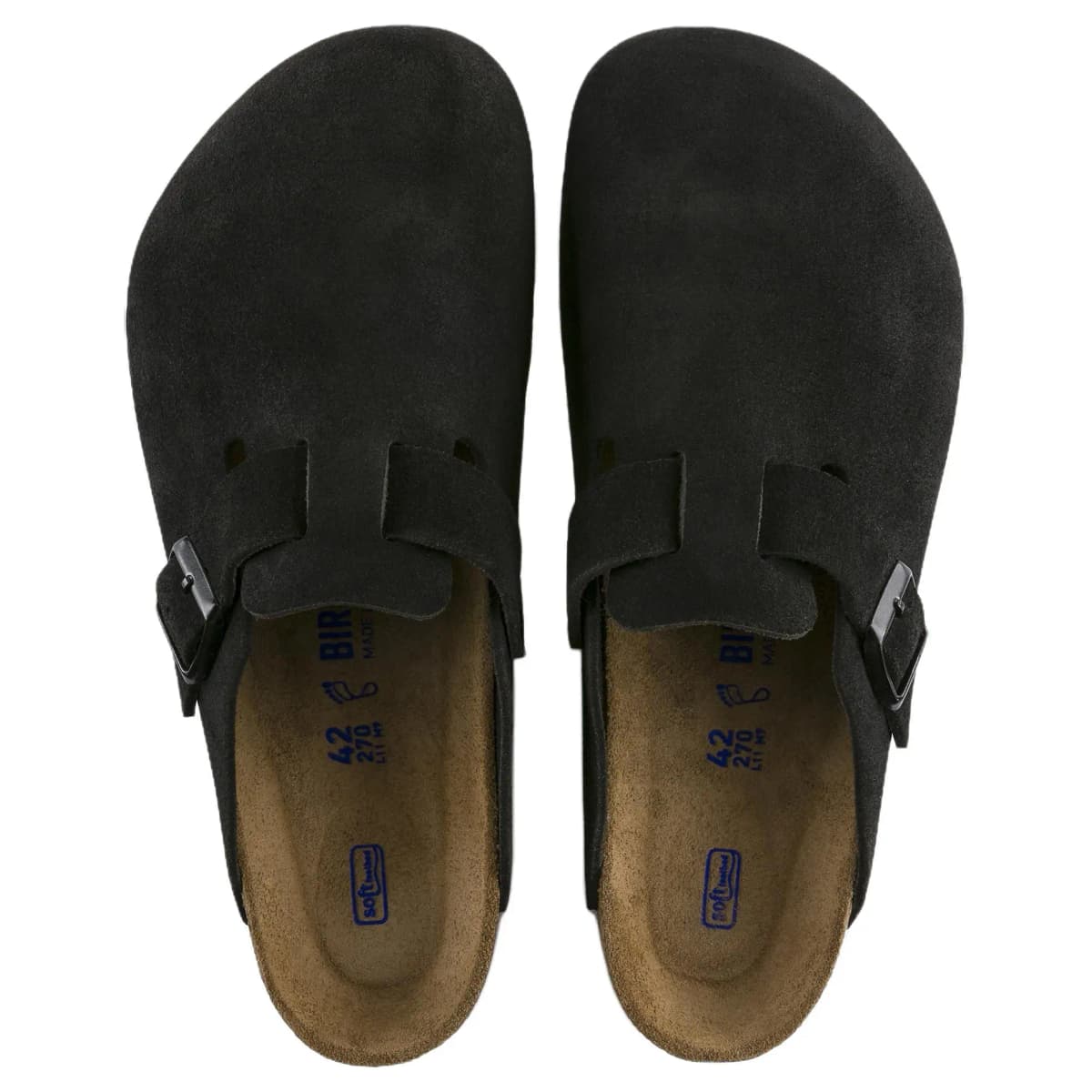 Birkenstock Boston Suede Qara 5