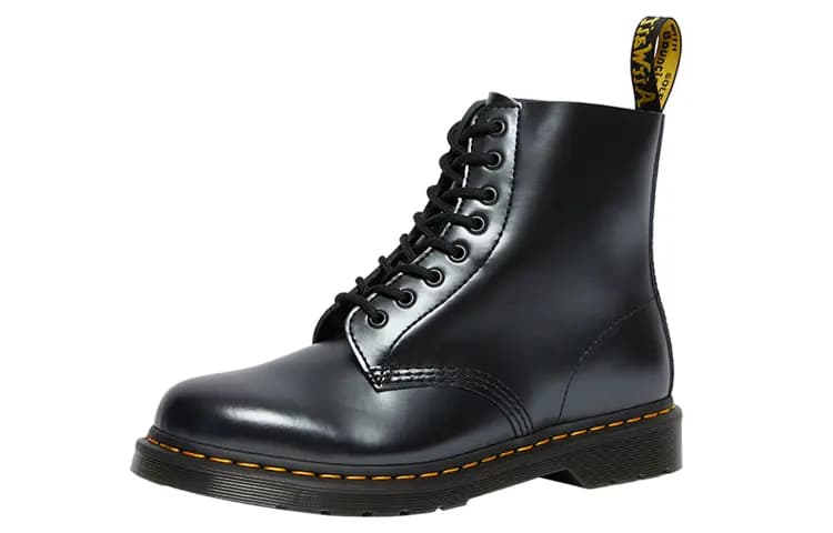 Dr.Martens 1460 Pascal Chroma 8 Martin Boots Couple Style Silver Black 2