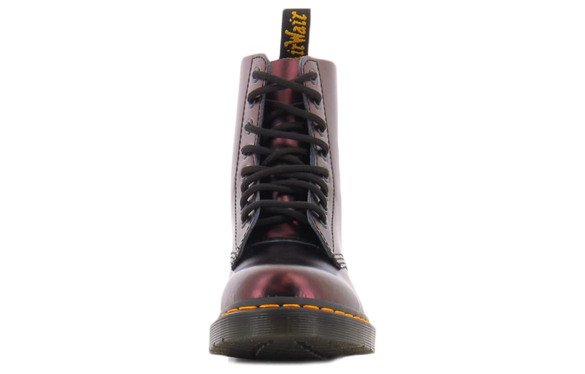 Dr.Martens 1460 Pascal Chroma Dəri Çəkmə 'Albalı Qırmızısı' 3