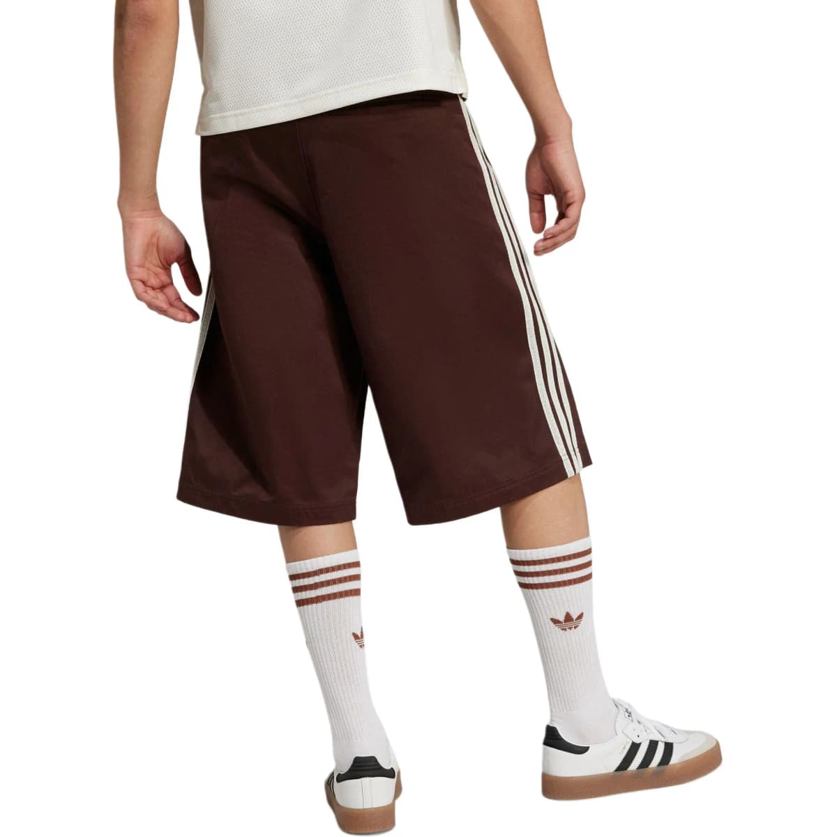 Adidas Kişi İdman Şortu Tünd Boz/Qəhvəyi 2