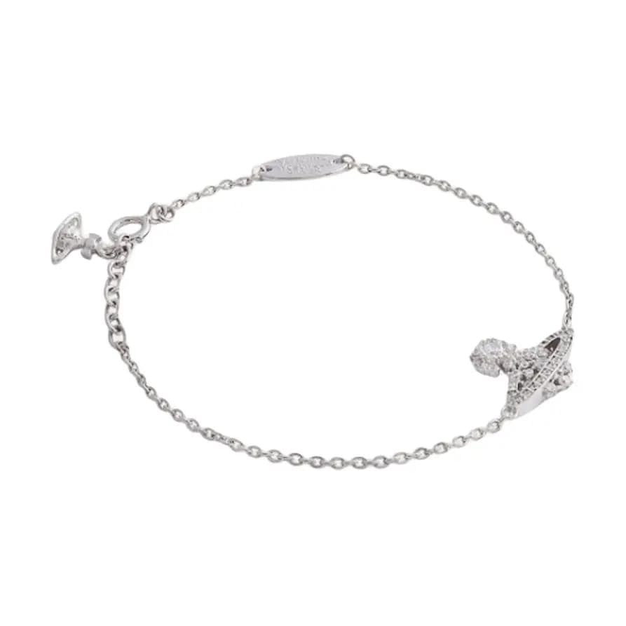 Vivienne Westwood Cubic Zirconia Bracelet Women's Silver 2