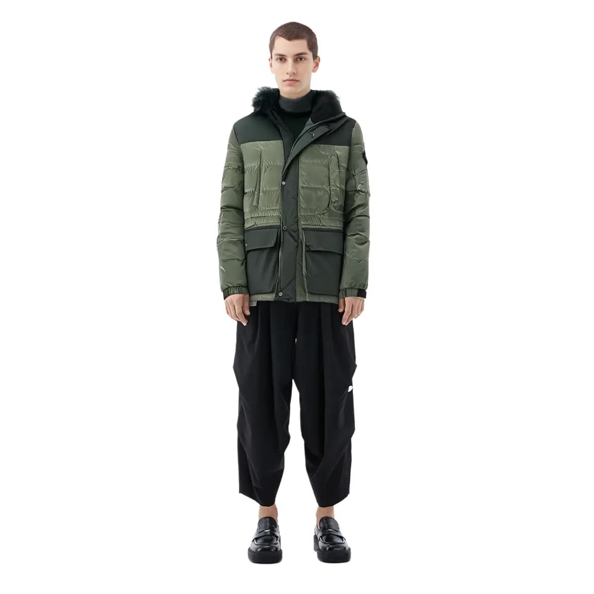 Timberland Puffer Pencək Kişi Yaşıl 6