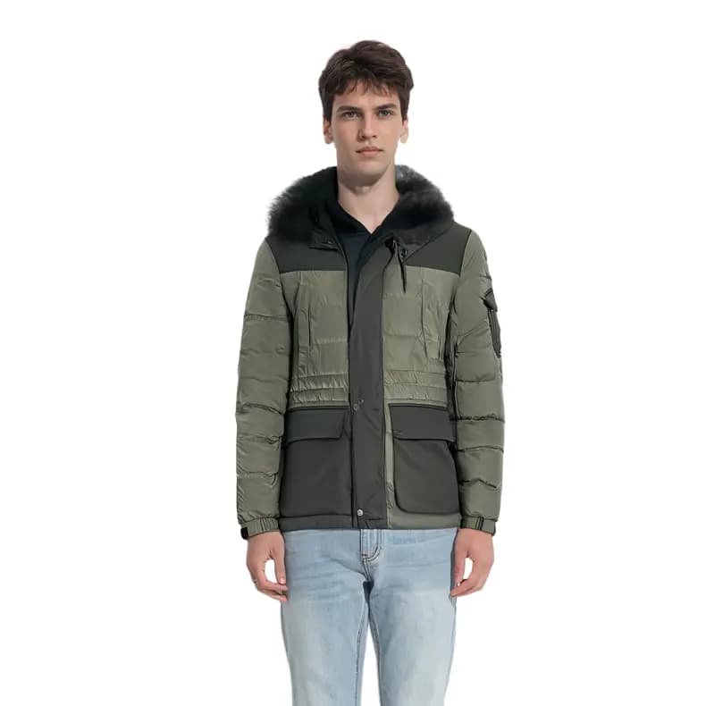 Timberland Puffer Pencək Kişi Yaşıl 5