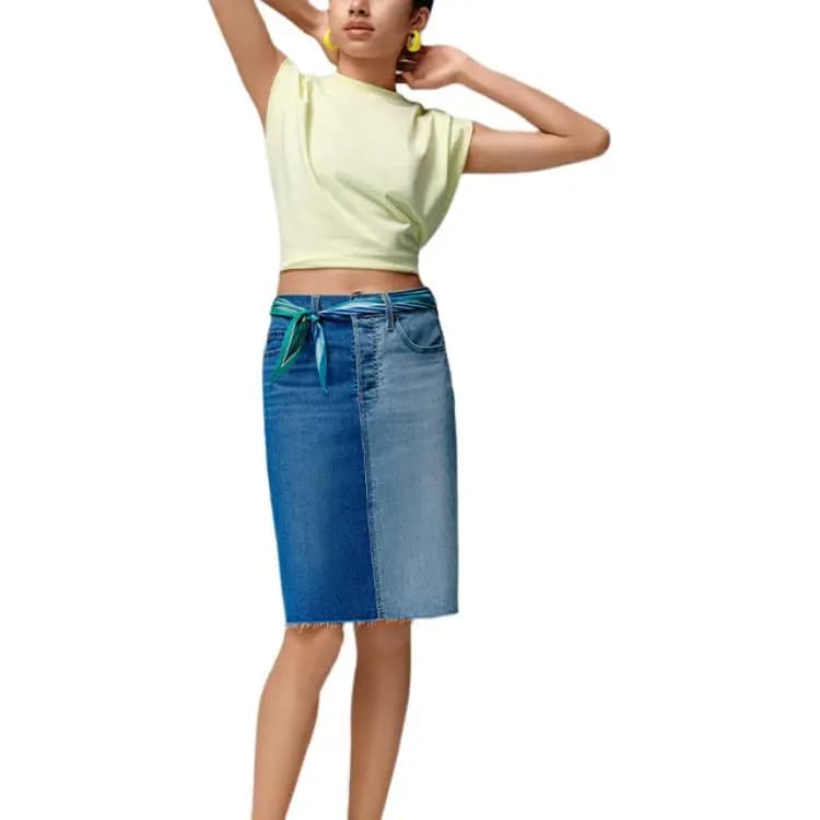 Levi’s Denim Uzun Ətək Qadın Mavi