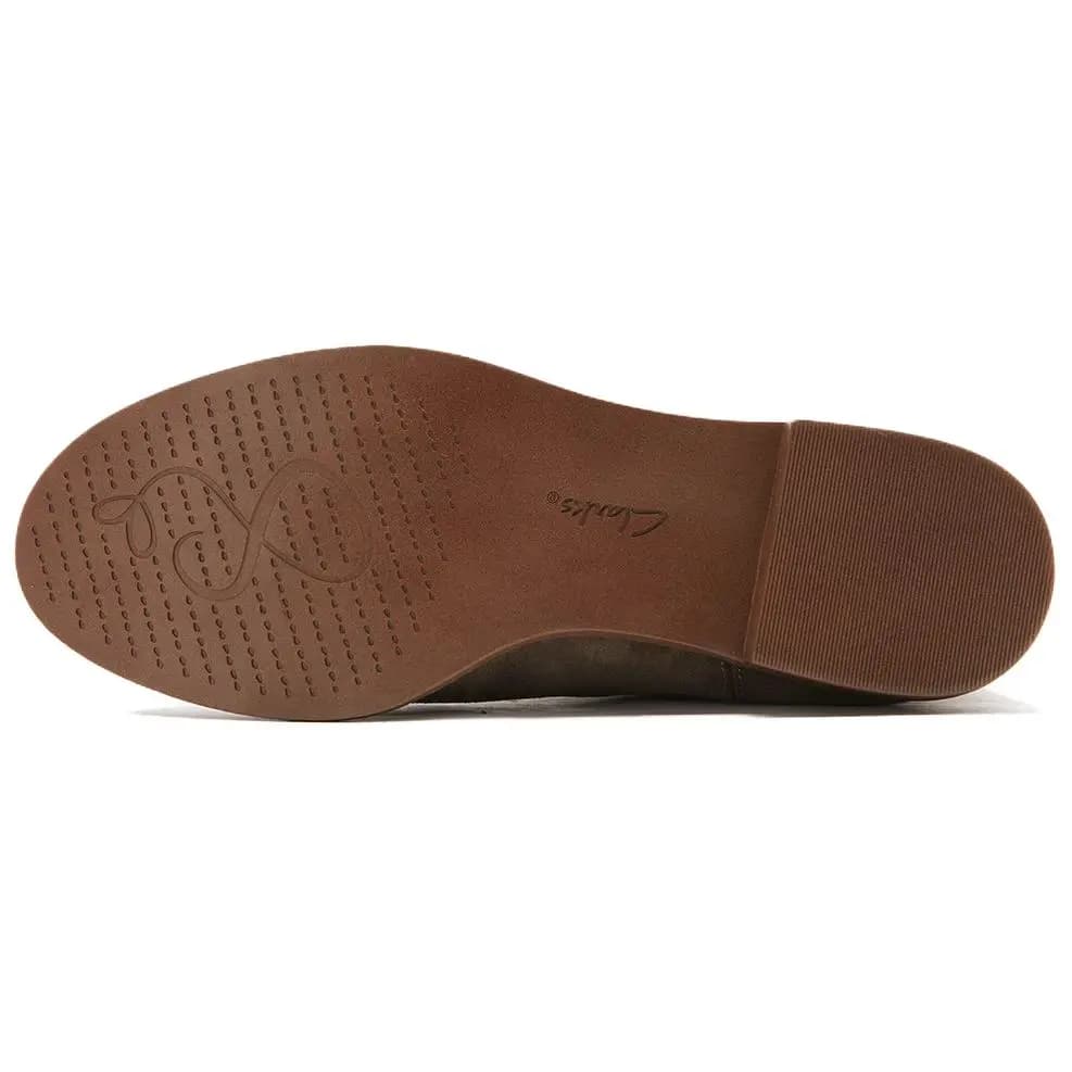 Clarks Qadın Çelsi Çəkməsi Yaşıl 5
