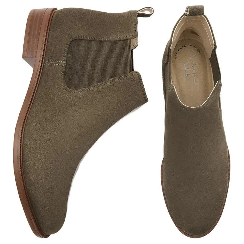 Clarks Qadın Çelsi Çəkməsi Yaşıl 3