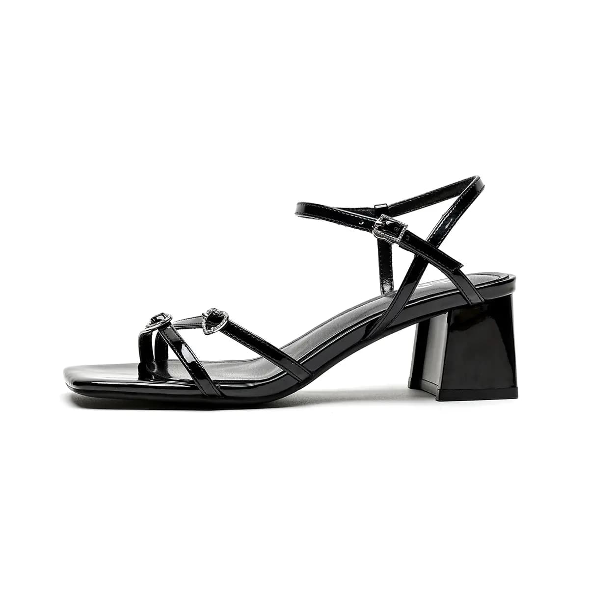 Zhuoshini Bir Kəmərli Sandal 5sm Qadın 4