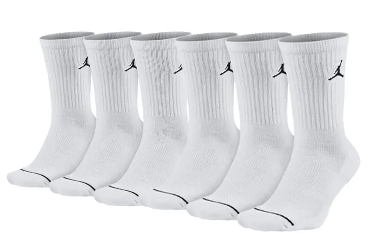Jordan Knee High Socks Men's White 3