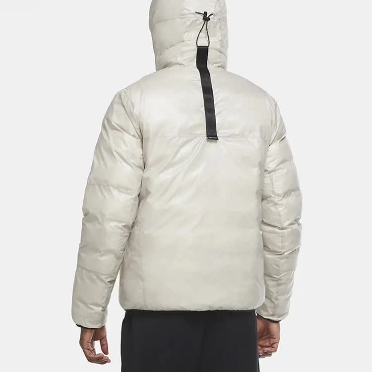 Nike Kişi Puffer Pencəyi Daş Rəngi/Ağ 4