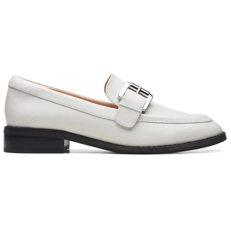 Clarks Qadın Loafer 3sm Ağ 2