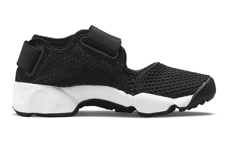 Nike Air Rift Uşaq Qaçış Ayaqqabısı Qara/Ağ 2