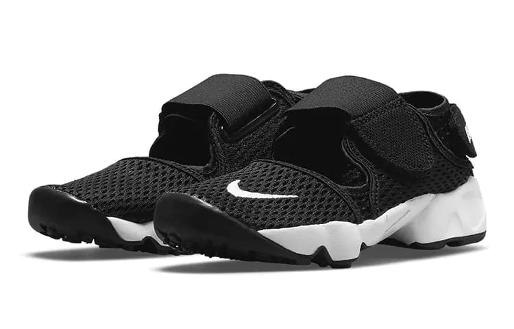 Nike Air Rift Uşaq Qaçış Ayaqqabısı Qara/Ağ 3