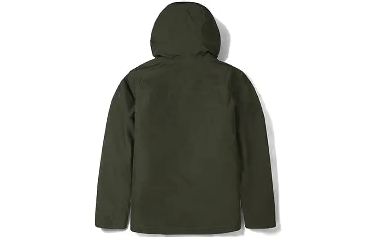 THE NORTH FACE Outdoor Waterproof Fleece Winter Jacket Detachable 3-in-1 Parka Men's Green 2